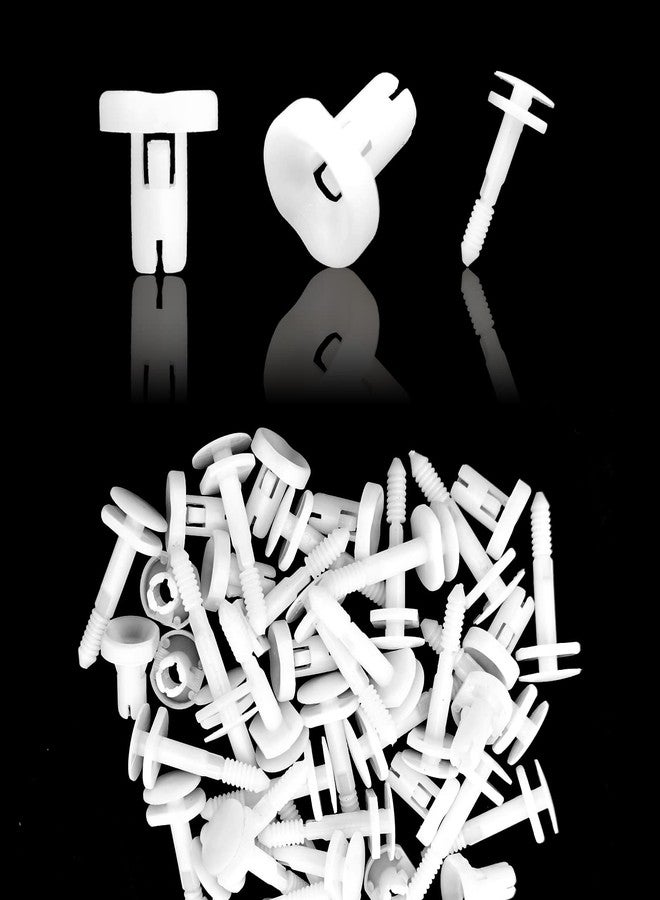 TOPCNOEM 50Pcs Car Door Panel Retainer Clips Compatible with GM Chevy GMC 15960325 - C1500 C2500 C3500 K1500 K2500 K3500 Pickup Jimmy Yukon Blazer Tahoe Suburban - Image 1